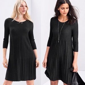 Eileen Fisher Wool Scoop Neck Dress - Washable!